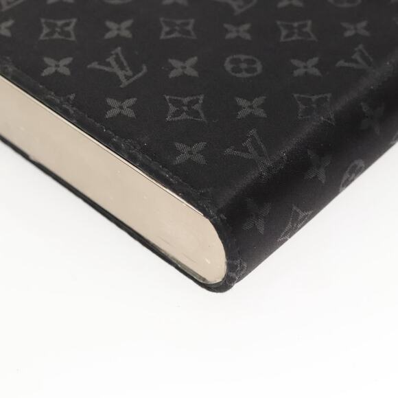 LOUIS VUITTON Monogram Satin Ange GM Hand Bag Black M92100 - Picture 10 of 16